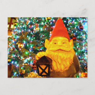 Merry Christmas Gnome Holiday Postcard