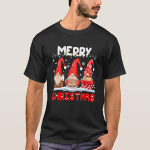 Merry Christmas Gnome Matching Family Kids Adults T-Shirt