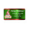 Merry Christmas Gnome Red Green Metallic Address