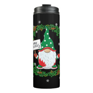 Merry Christmas gnome Thermal Tumbler