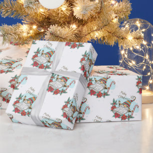 Merry Christmas Gnome Wrapping Paper