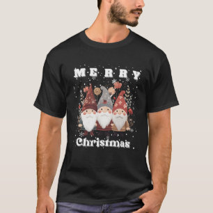 Merry Christmas Gnomes Cute Gnomes Xmas Sweatshirt T-Shirt