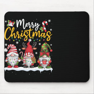 Merry Christmas Gnomes Lover Xmas Family Men Women Mouse Mat