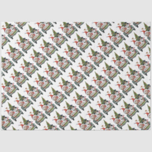 Merry Christmas Gnomes Tissue Paper