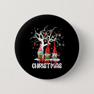 Merry Christmas Gnomes Xmas Family Men Women Kids 6 Cm Round Badge