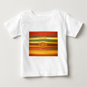 Merry Christmas God Bless You Colours Design Baby T-Shirt