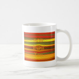 Merry Christmas God Bless You Colours Design Coffee Mug