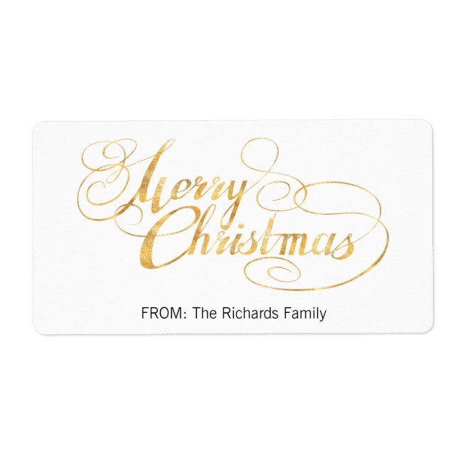 Merry Christmas (GOLD) (Front)