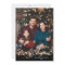 Merry Christmas Gold Sparkle Script PHOTO Greeting
