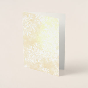 Merry Christmas Golden Holiday Postcard