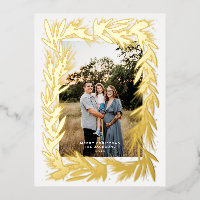 Merry Christmas Golden Wreath