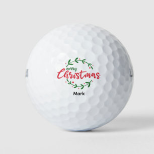 Merry Christmas Golf Balls