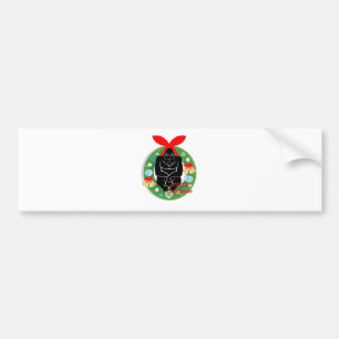 merry christmas gorilla bumper sticker