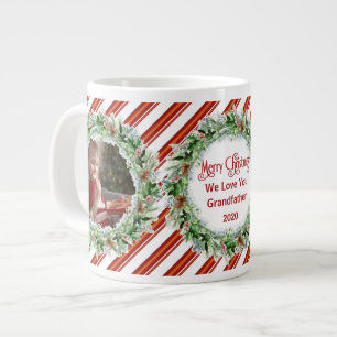 Merry Christmas Grandfather We Love You Photos Large Coffee Mug