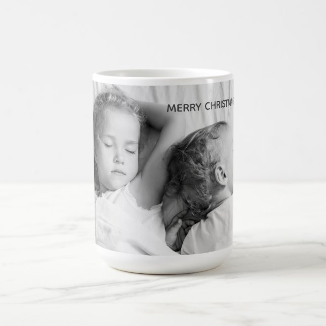 Merry Christmas Grandma Holiday Photo Coffee Mug (Center)