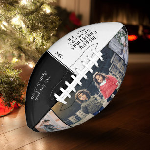 Merry Christmas Grandpa 3 Photo Collage  American Football