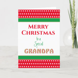 Merry Christmas Grandpa card