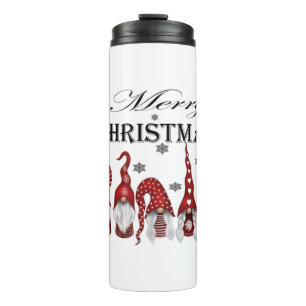 Merry Christmas Graphic Tee Shirt Thermal Tumbler