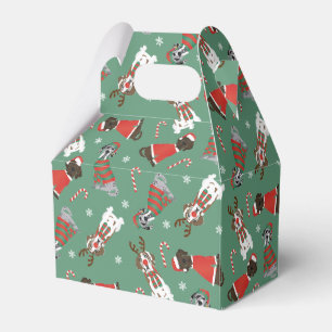 Merry Christmas Great Dane Dogs Favour Box