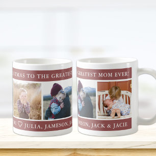 Merry Christmas Greatest Mum Custom Coffee Mug