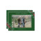 Merry Christmas Green Custom Photo Card
