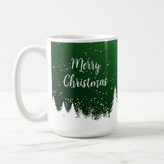  Merry Christmas Green Mug (Left)