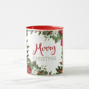 Merry Christmas greenery  Mug