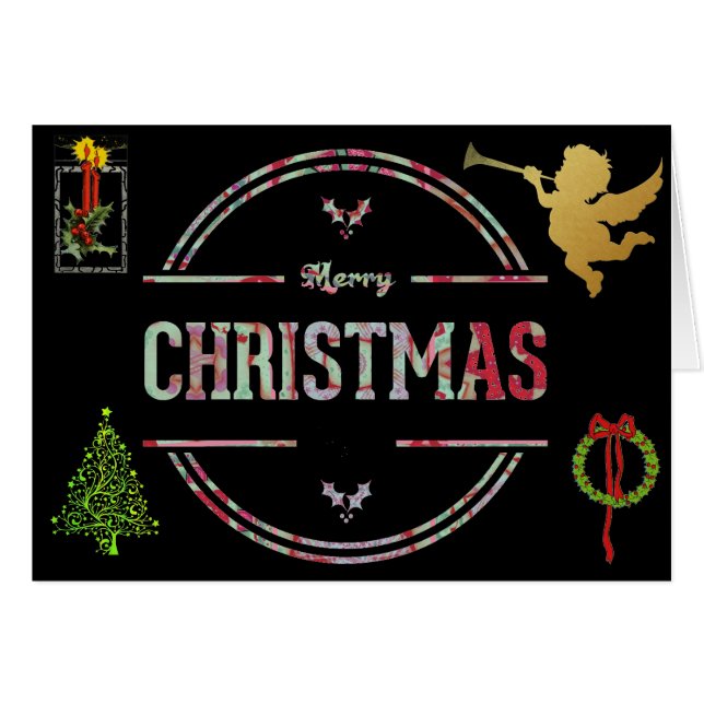 Merry Christmas Greeting (Front Horizontal)