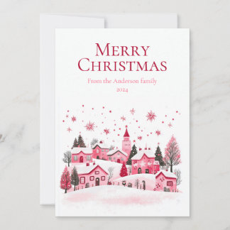 Merry Christmas Greeting Card