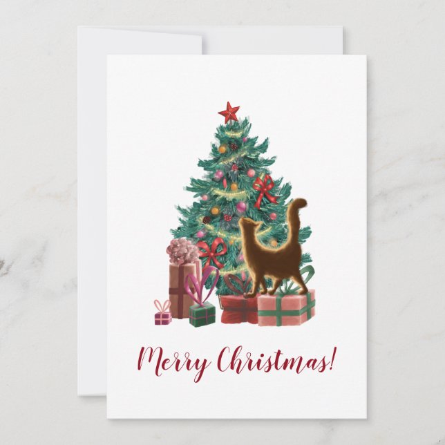 Merry Christmas Greeting Card (Front)