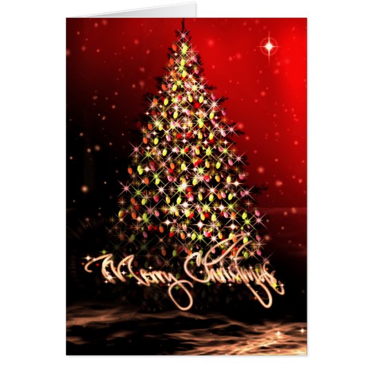 Merry Christmas Greeting Card