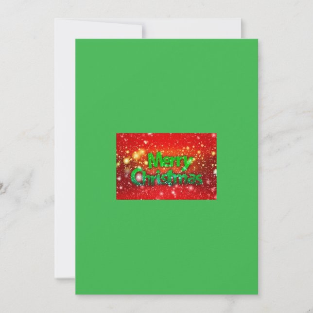 Merry Christmas Greeting Card (Front)