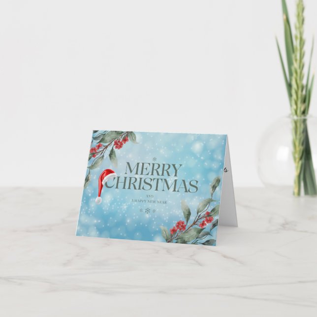 Merry Christmas Greeting Card (Front)
