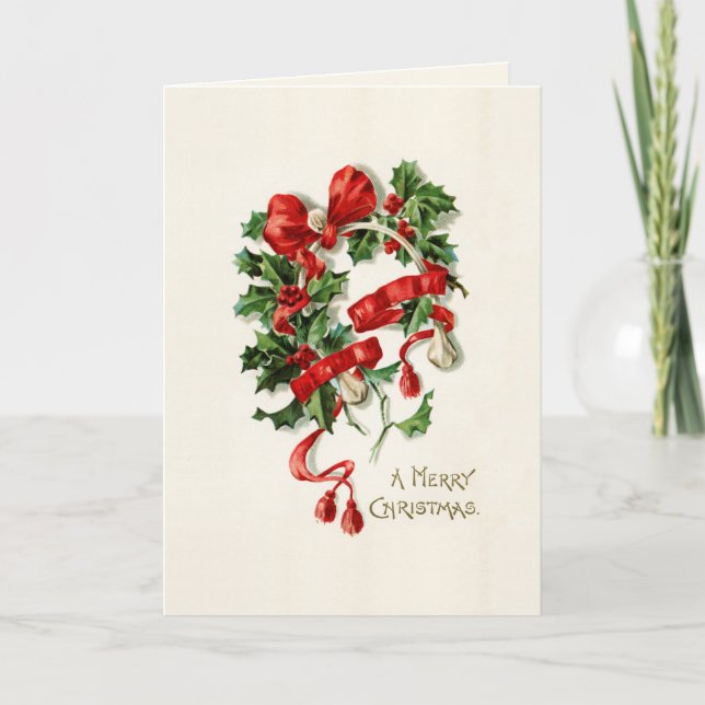 Merry Christmas Greeting Card (Front)