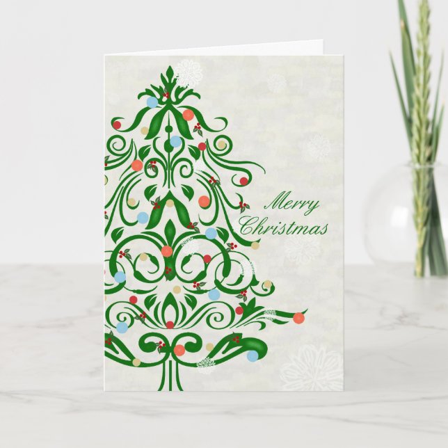 Merry Christmas Greeting Card (Front)