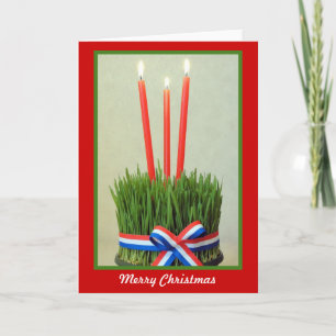 merry christmas, greeting card