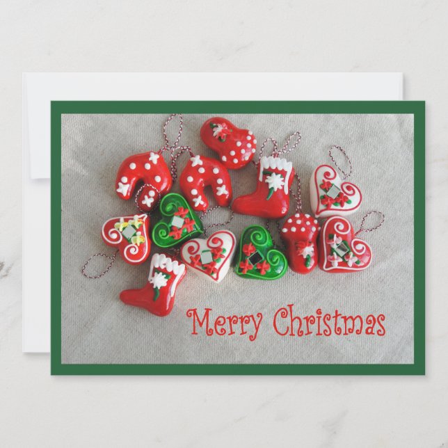 Merry christmas greeting card (Front)