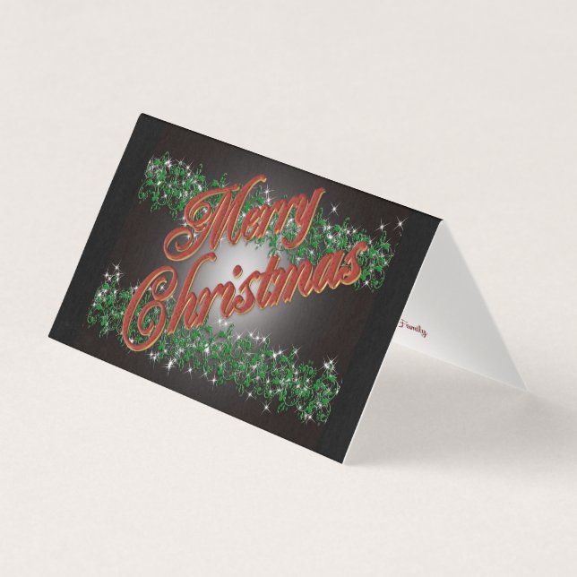 Merry Christmas greeting card (Front)