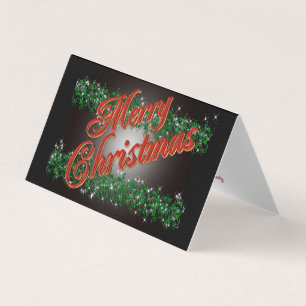 Merry Christmas greeting card