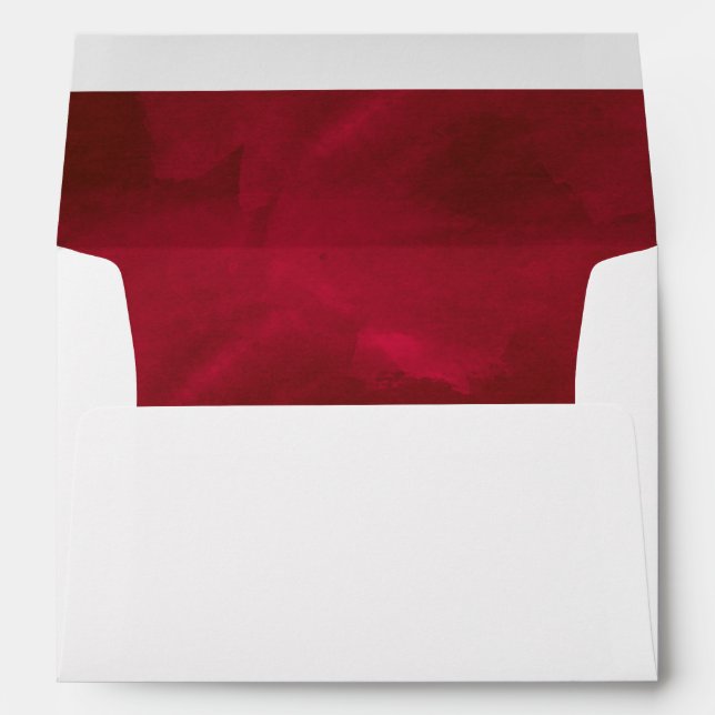 Merry Christmas Greeting Card Envelope (Back (Bottom))