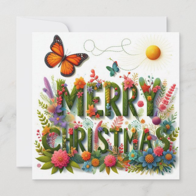 Merry Christmas Greeting Cards  (Front)