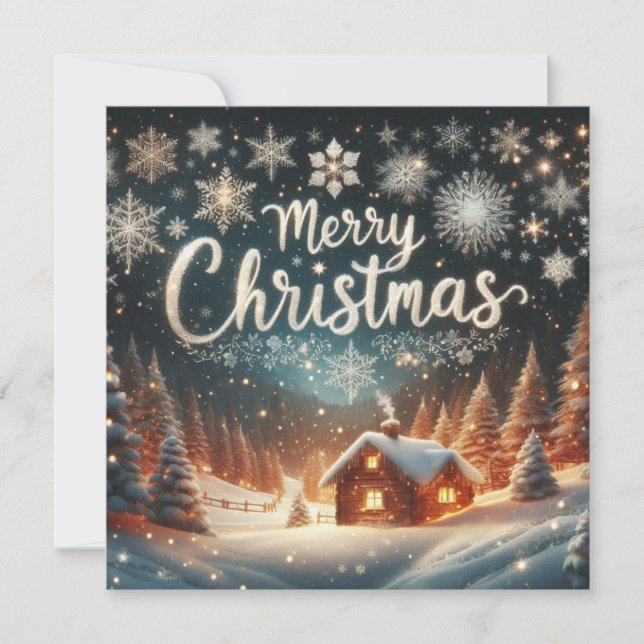 Merry Christmas Greeting Cards  (Front)