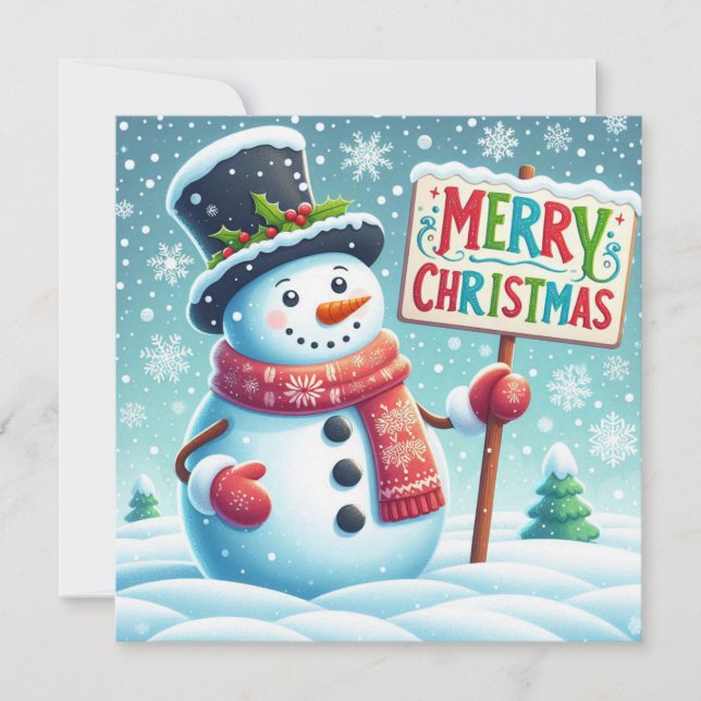 Merry Christmas Greeting Cards  (Front)