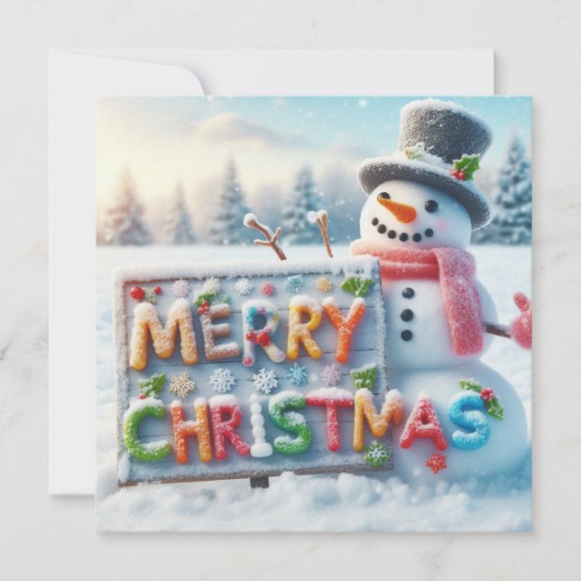 Merry Christmas Greeting Cards  (Front)