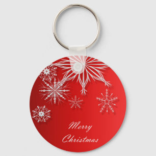 Merry Christmas. Greeting. Key Ring