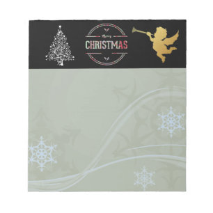Merry Christmas Greeting Notepad