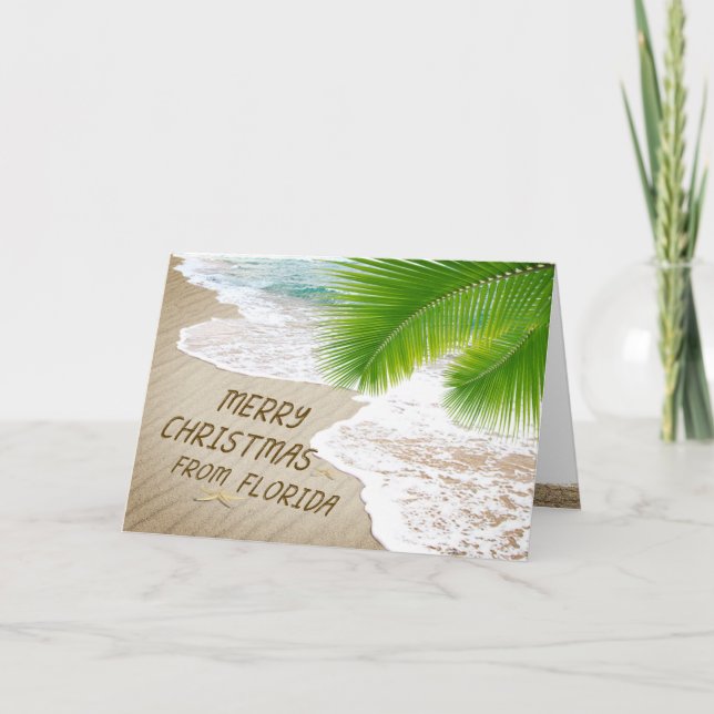 Merry Christmas Greetings from Florida   Holiday Card (Front)