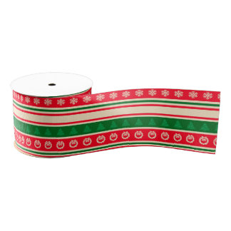 Merry Christmas Grosgrain Ribbon