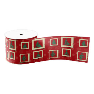 Merry Christmas Grosgrain Ribbon