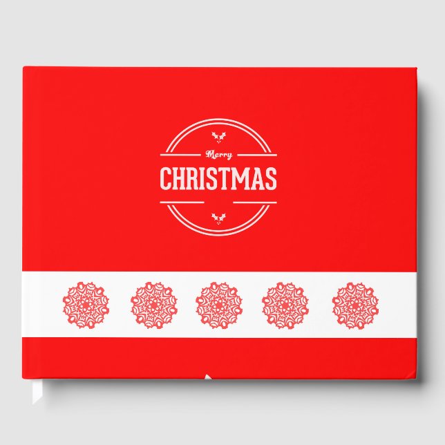 Merry Christmas Guestbook (Front)